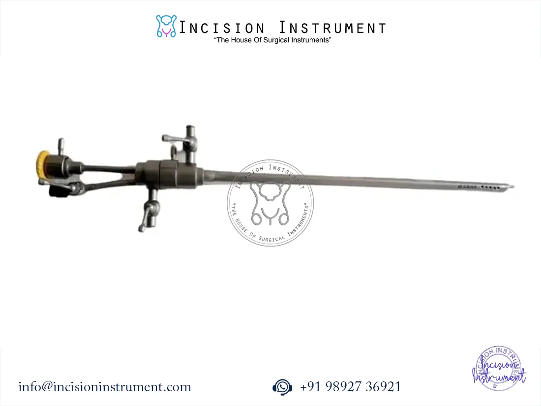 2.9mm Bettocchi Storz type operative hysteroscopy sheath and scissor stainless steel reusable gynecology instrument.