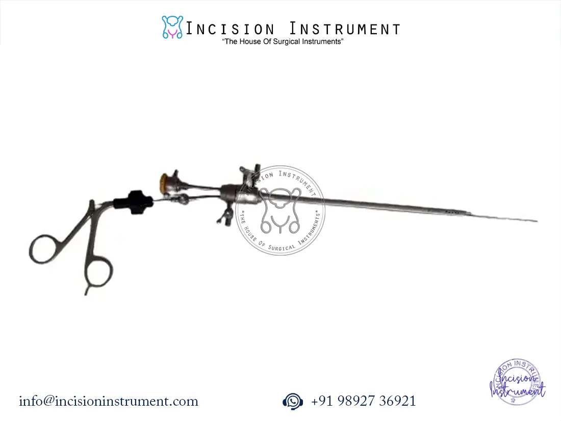 2.9mm Bettocchi Storz type operative hysteroscopy sheath and scissor stainless steel reusable gynecology instrument.