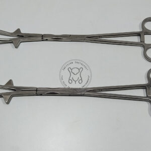 Best laparoscopic V-Type uterine manipulator gynecology from Incision Instrument Mumbai – specialized tool visible with V-shaped blade, colpotomy ring, and adjustable handle for precise uterine positioning and exposure.