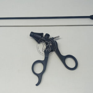 Best Maryland jaw click line laparoscopic grasper forceps 5x330mm from Incision Instrument Mumbai – reusable instrument visible with curved Maryland jaws, ratchet handle, and insulated 5mm shaft for secure grasping.