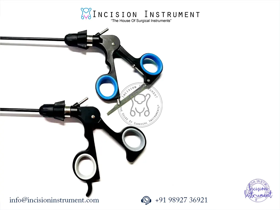 Laparoscopic Maryland grasper 5mm stainless steel reusable surgical instrument for tissue grasping and dissection.