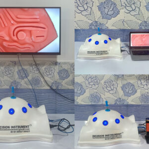 Laparoscopic Virtual Video Endo Trainer Kit | Full Body Abdomen | Pelvic Shape | 5 Real Reusable Anti-Rust Proof Surgical Instruments