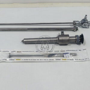 Incision Instrument laparoscopic instruments from Mumbai supplier – complete range visible including trocars, graspers, manipulators, and sterilization tools in professional surgical setup.