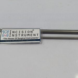 Incision Instrument Laparoscopic Thumb Suction 5mm x 330mm shows a reusable suction tube with thumb control valve, ergonomic handle, and slender shaft for clear visualization in laparoscopic surgeries.