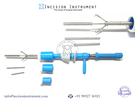 Laparoscopic Mangeshkar-Type Uterine Manipulator 10mm x 330mm CE Certified