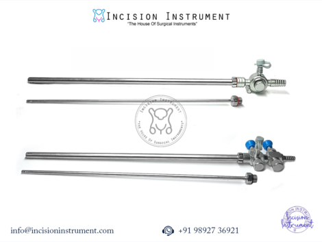 Laparoscopic Suction Irrigation Cannula 10mm–5mm x 330mm CE Certified Instrument