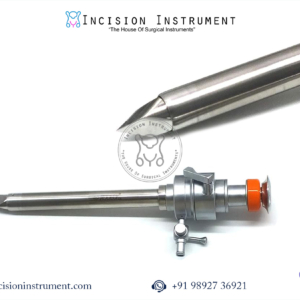 Laparoscopic Trocar Cannula 5mm x 110mm CE Certified Stainless Steel Surgical Instrument