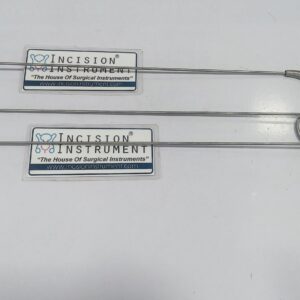 Incision Instrument laparoscopic hysteroscopy grasper 5fr 6fr 7fr 40cm 60cm shows a slender reusable grasper with fine jaws designed for precise hysteroscopic procedures.