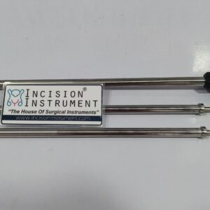 Incision Instrument Laparoscopic Reusable Imported Hemo-O-Lok Lok Applicator shows a durable clip applier with extended shaft and loading mechanism for secure polymer clip deployment in laparoscopic surgeries.