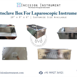 Laparoscopic electrosurgery cable autoclavable box for laparoscopic instruments CE certified Mumbai top manufacturer pan India supplier trusted by surgeons for safe reusable sterilization.