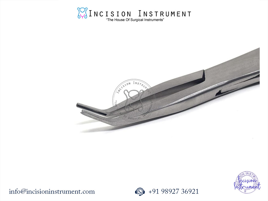 Open clip applicator stainless steel surgical instrument for ligation