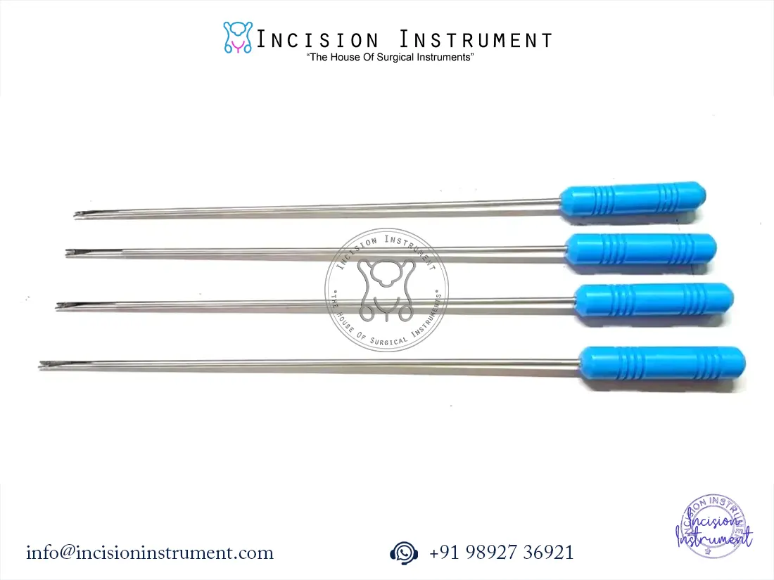 4pc laparoscopic knot pusher 5mm stainless steel reusable surgical instrument