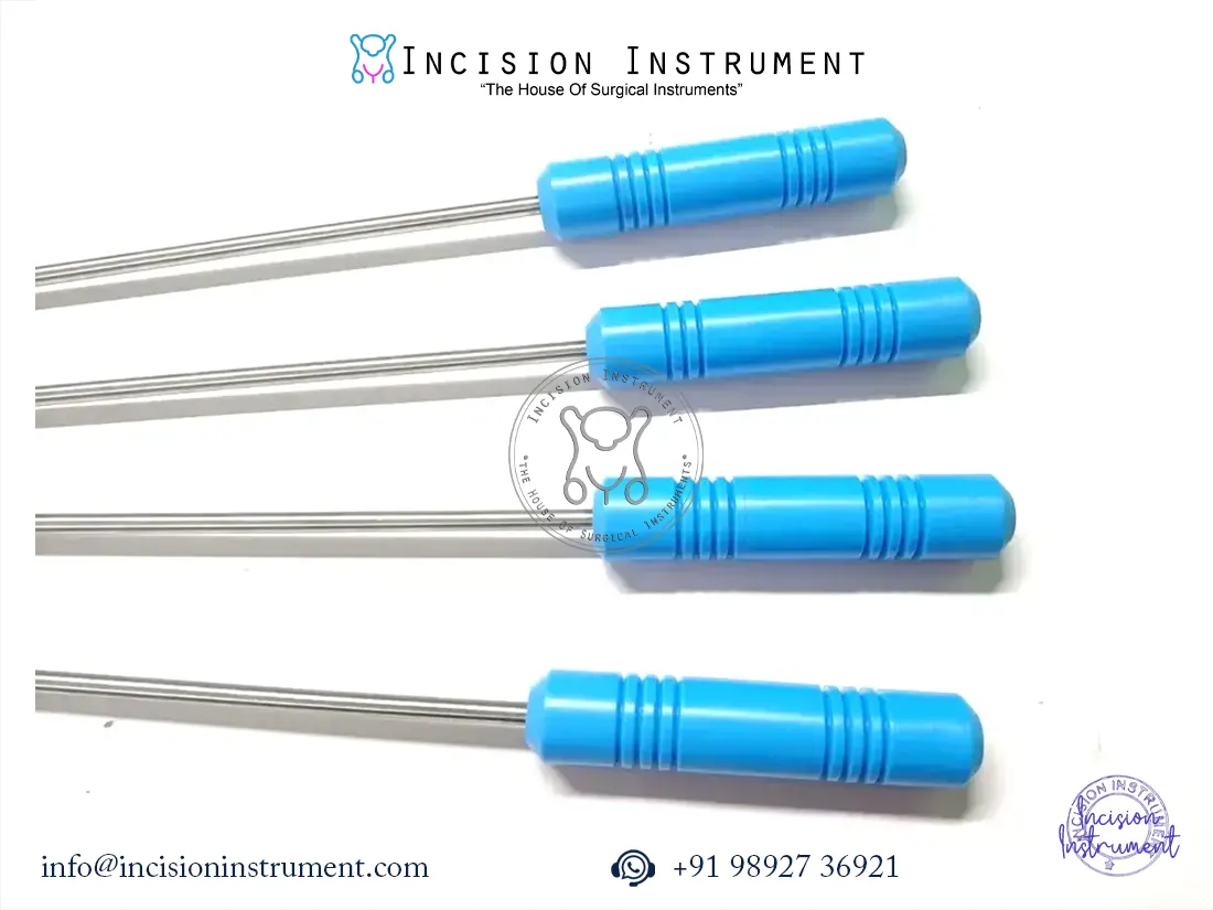 4pc laparoscopic knot pusher cutter 5mm stainless steel surgical instrument