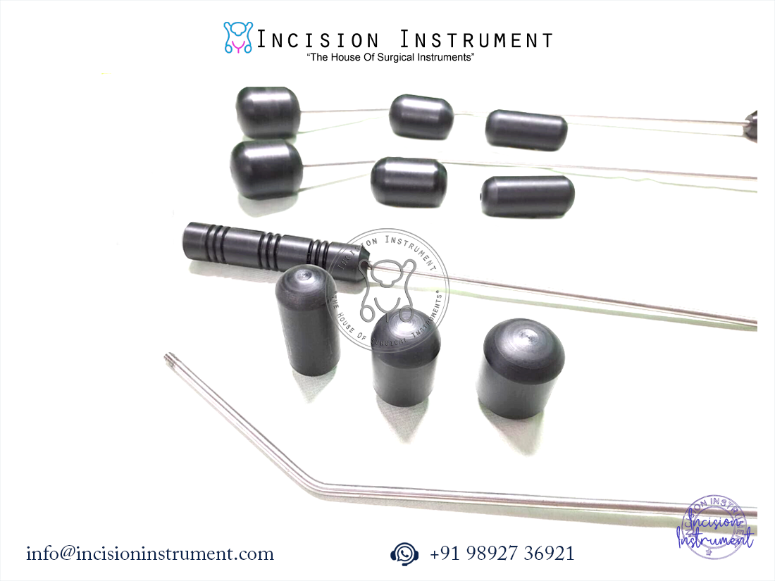 4pc laparoscopic uterine manipulator stainless steel reusable instrument