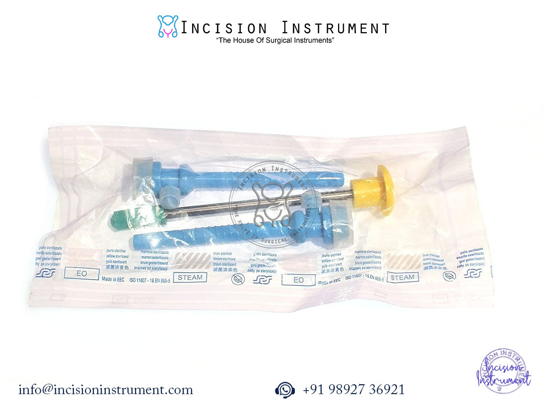 5mm disposable apple trocar laparoscopic surgical instrument, CE certified and sterile