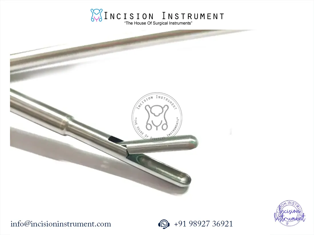 6Pc Laparoscopic Spoon Forceps 10mm Stainless Steel Reusable Surgical Instruments