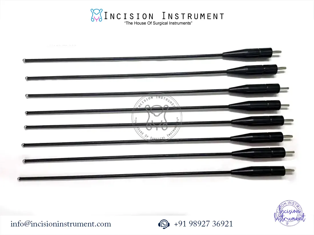 8Pc Laparoscopic Monopolar Ball Electrode 5mm Reusable Surgical Instrument