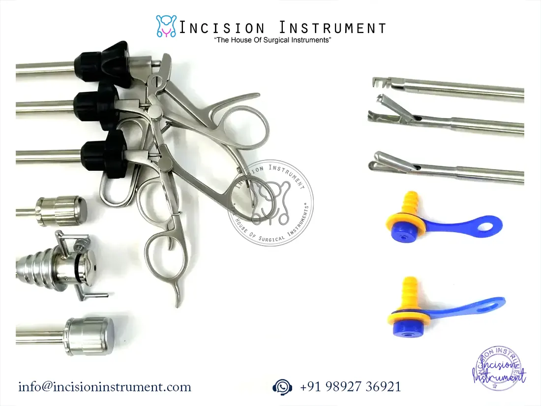 8Pc Laparoscopic Surgery Set Reusable Endoscopy Surgical Instruments