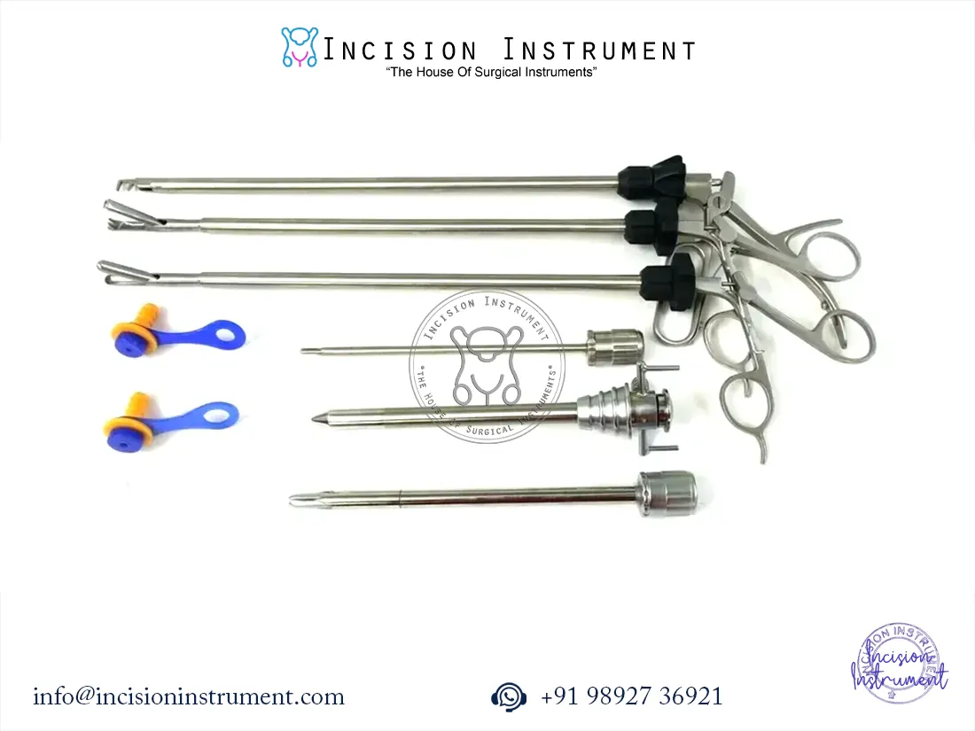 8Pc Laparoscopic Surgery Set Reusable Endoscopy Surgical Instruments