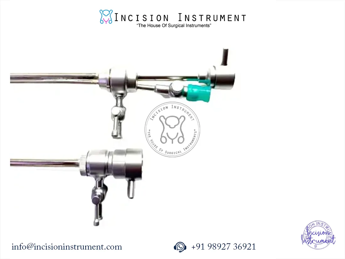 Laparoscopic urethrotomy sheath reusable stainless steel instrument