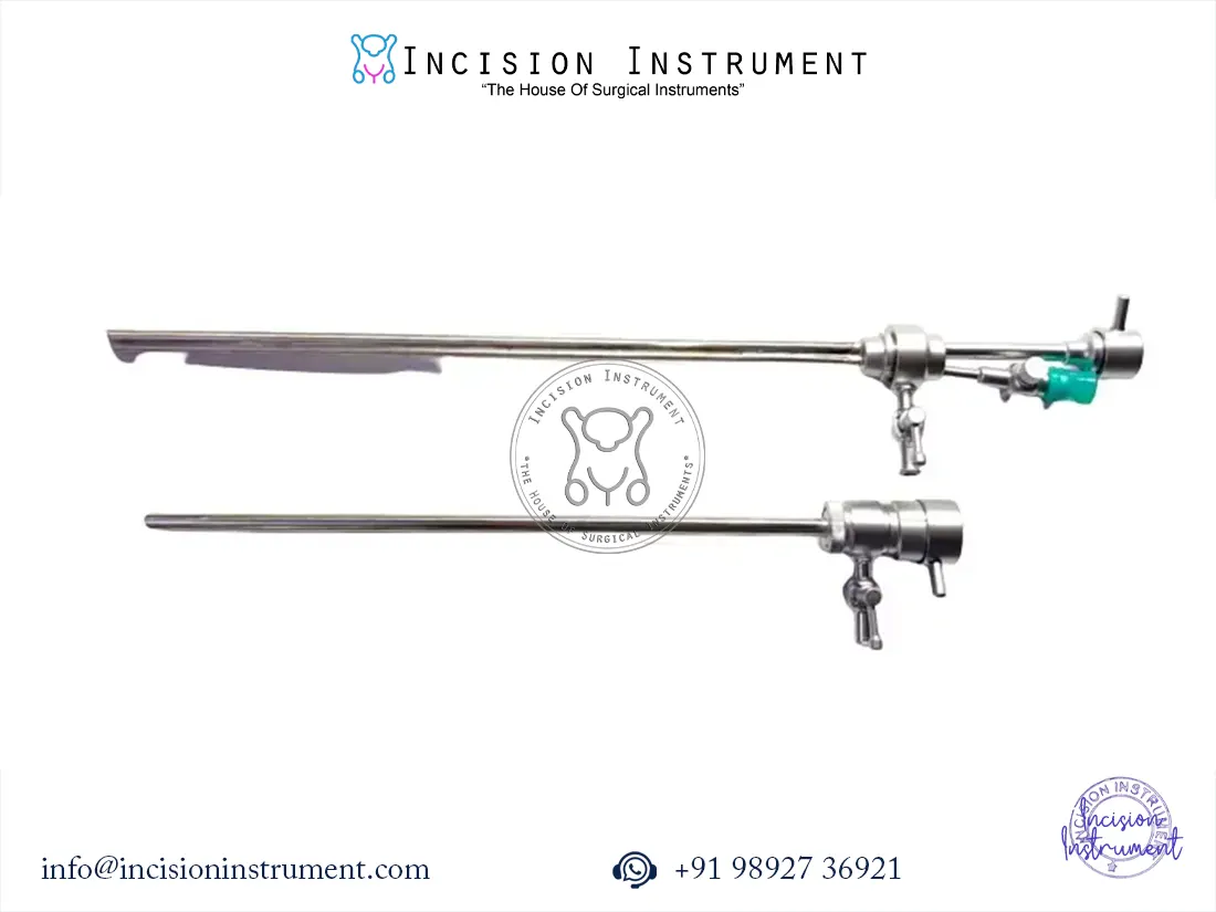 Laparoscopic urethrotomy sheath reusable stainless steel instrument