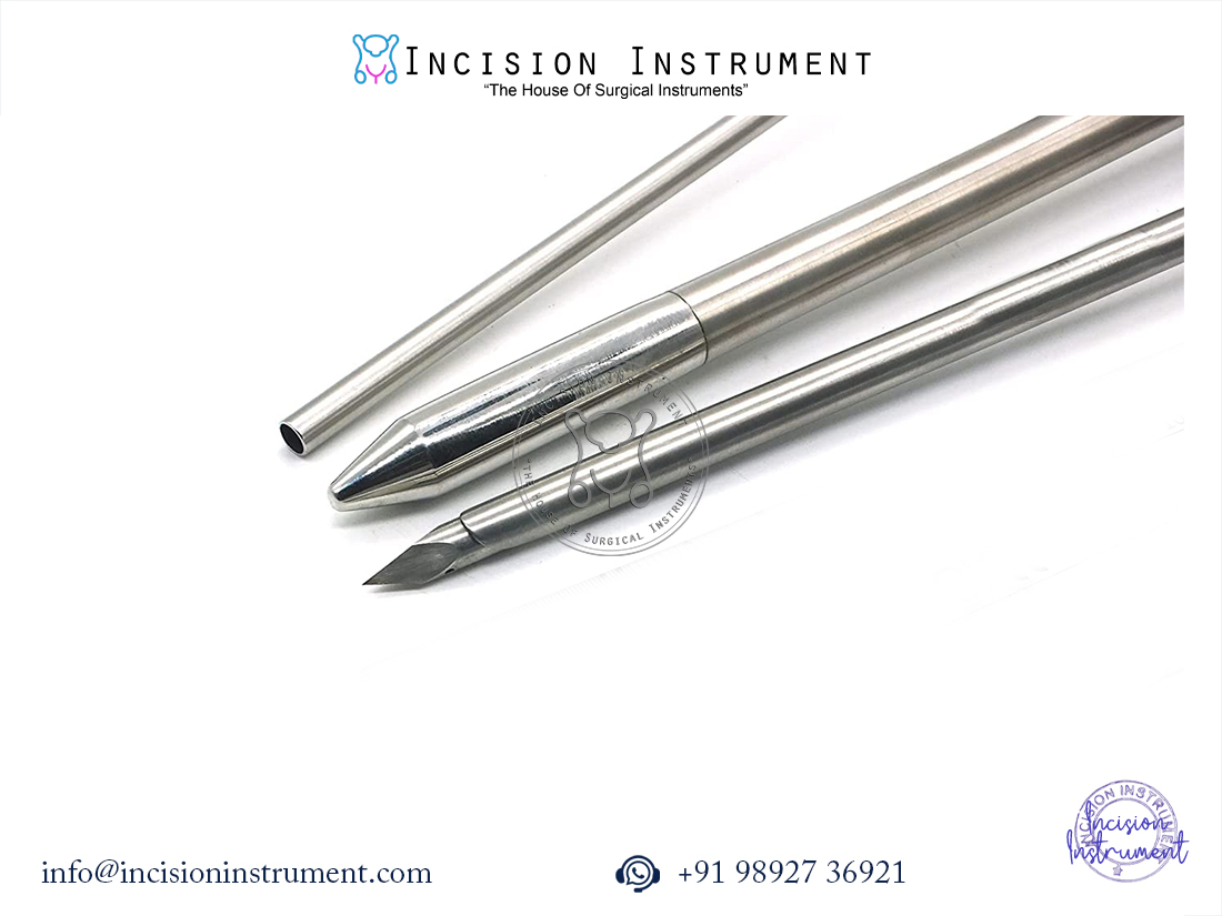 Laparoscopic 16mm SPC and 10mm Hasson trocar with reducer surgical set
