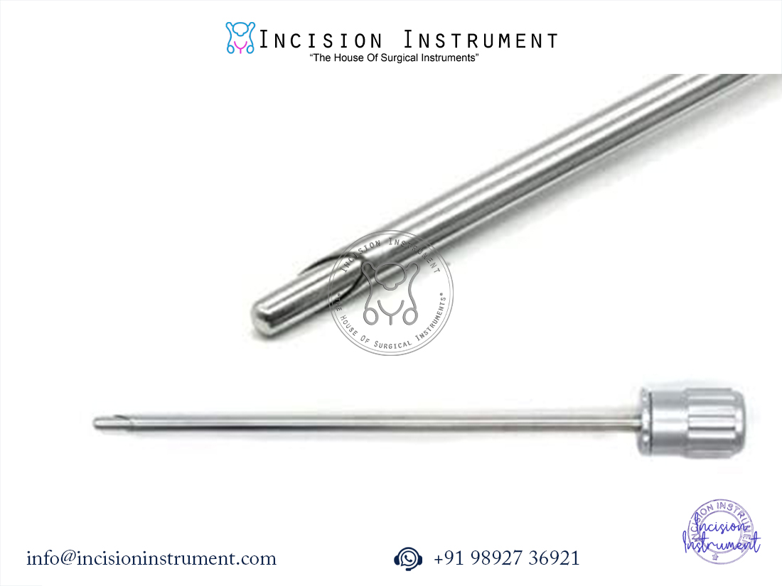 5mm laparoscopic safety trocar blunt stainless steel surgical instrument