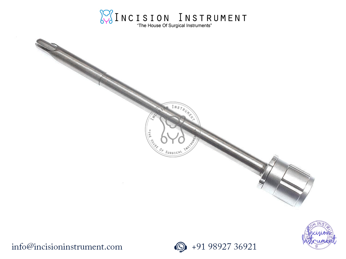 Laparoscopic 10mm safety trocar 3 Dhari stainless steel surgical instrument