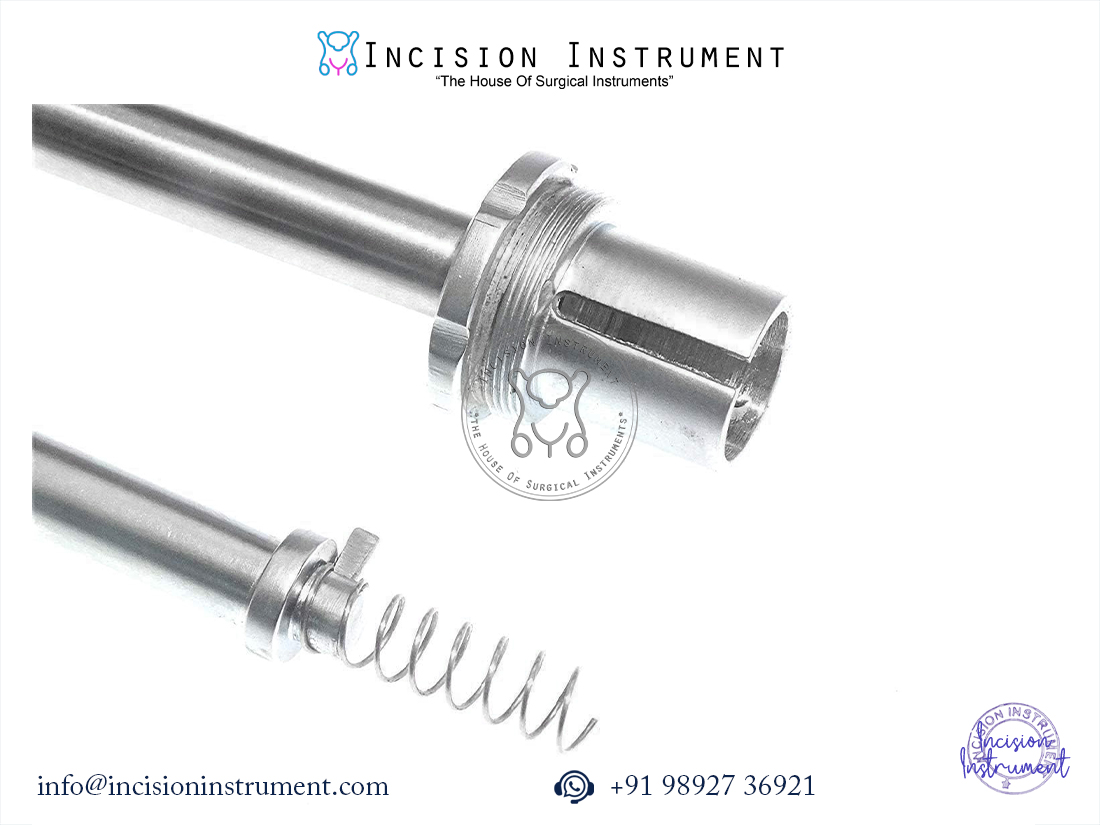 Laparoscopic 10mm safety trocar 3 Dhari stainless steel surgical instrument