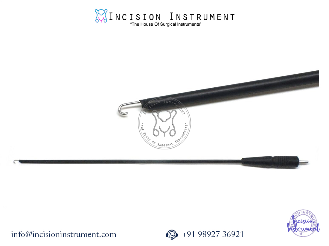 Laparoscopic 5mm monopolar electrode set J hook L hook spatula