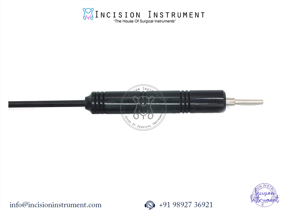 Laparoscopic 5mm monopolar hook with monopolar cable