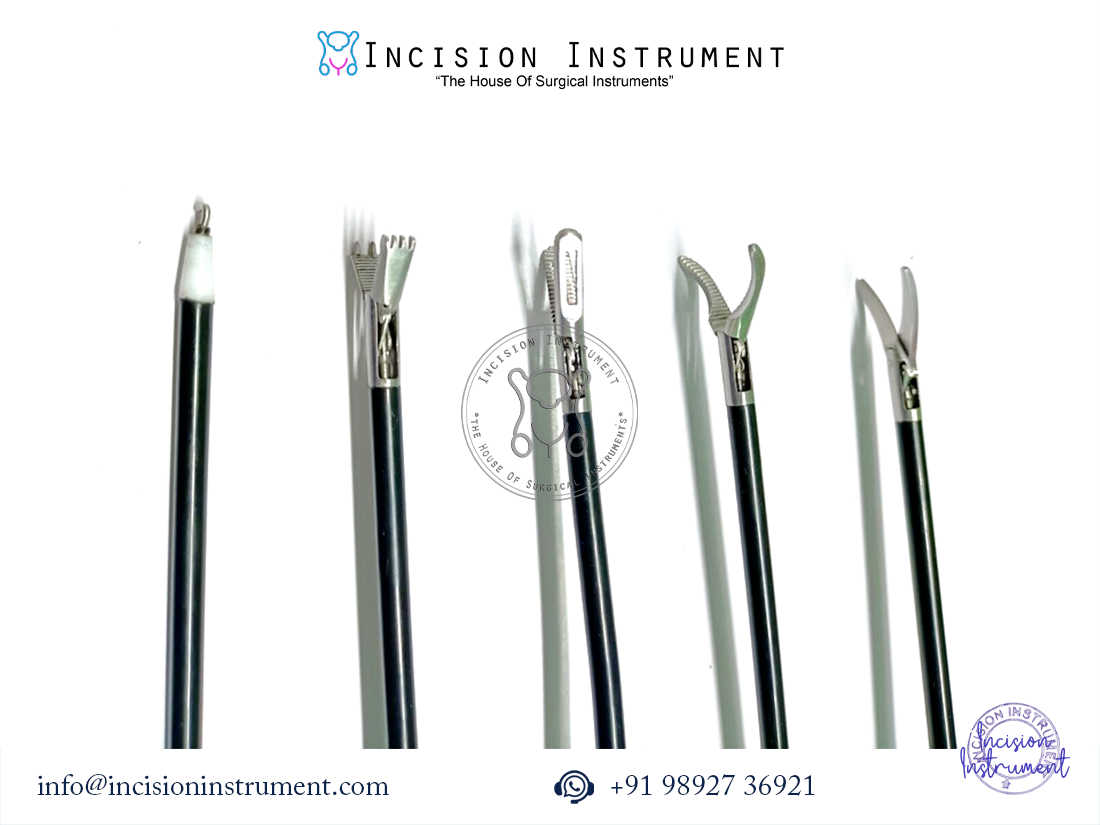 Laparoscopic 5mm 330mm SILS port stainless steel instrument