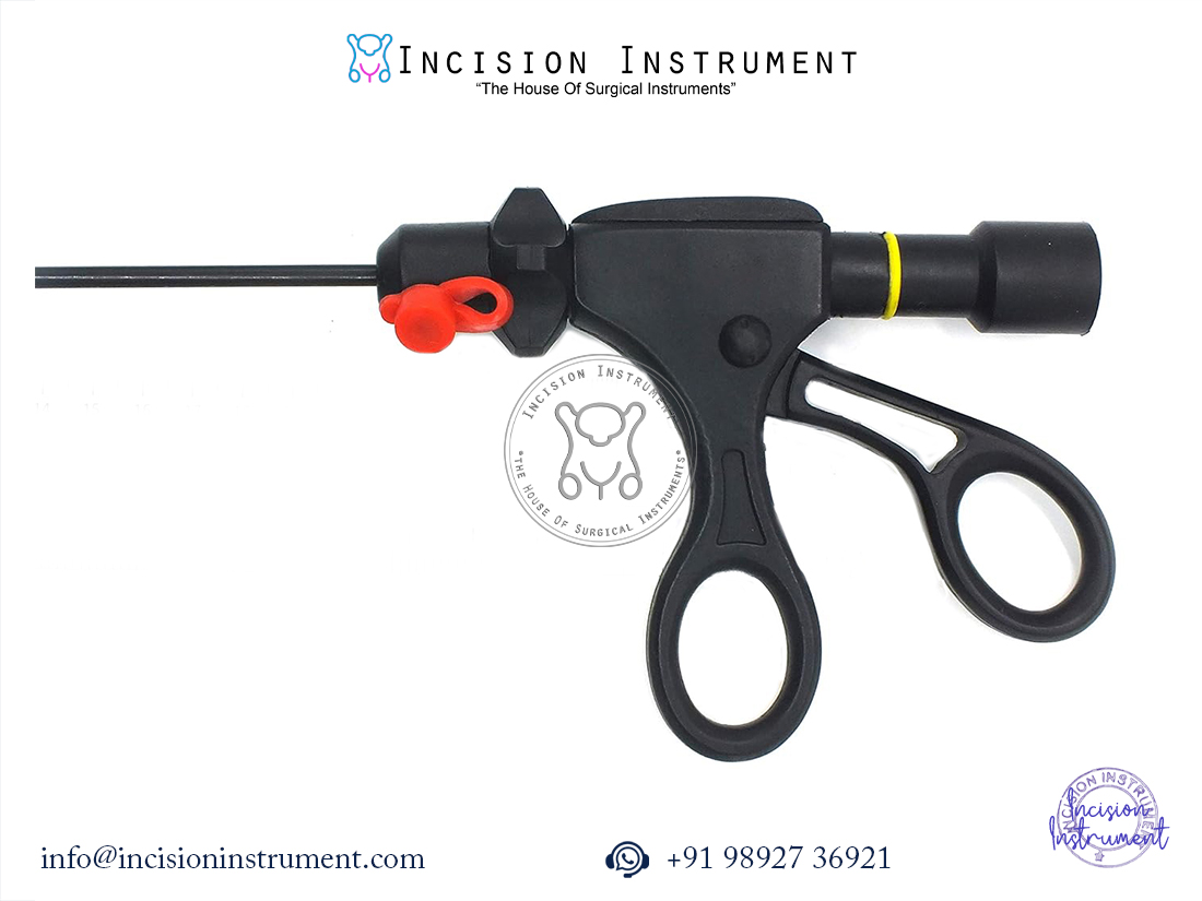 Laparoscopic bipolar fenestrated bowl forceps stainless steel instrument