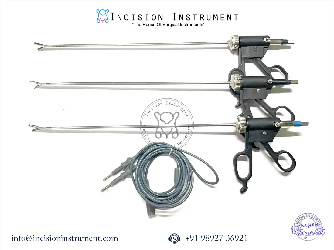 Laparoscopic bipolar Maryland Bissinger Roby forceps 5mm instrument