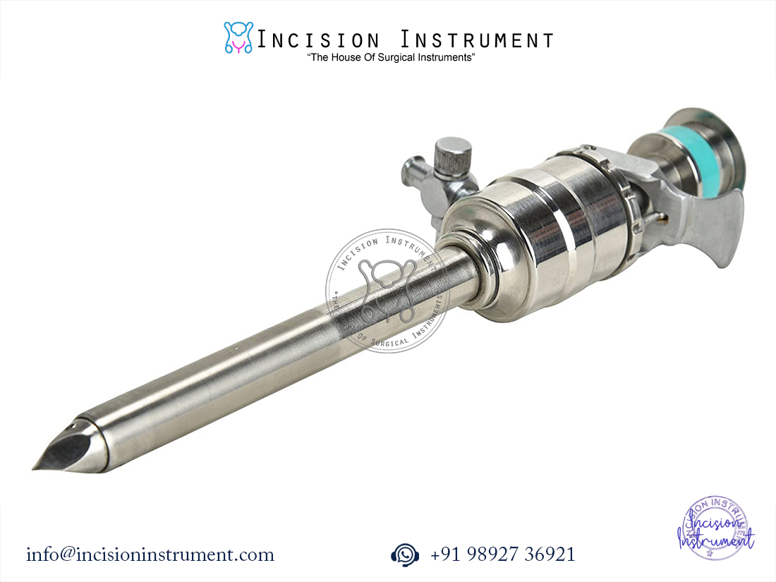 Laparoscopic trocar cannula 5mm stainless steel surgical laparoscopy instrument