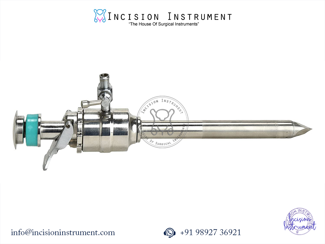 Laparoscopic trocar cannula 5mm stainless steel surgical laparoscopy instrument