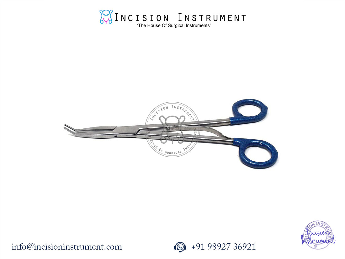 Open clip applicator stainless steel surgical instrument for ligation
