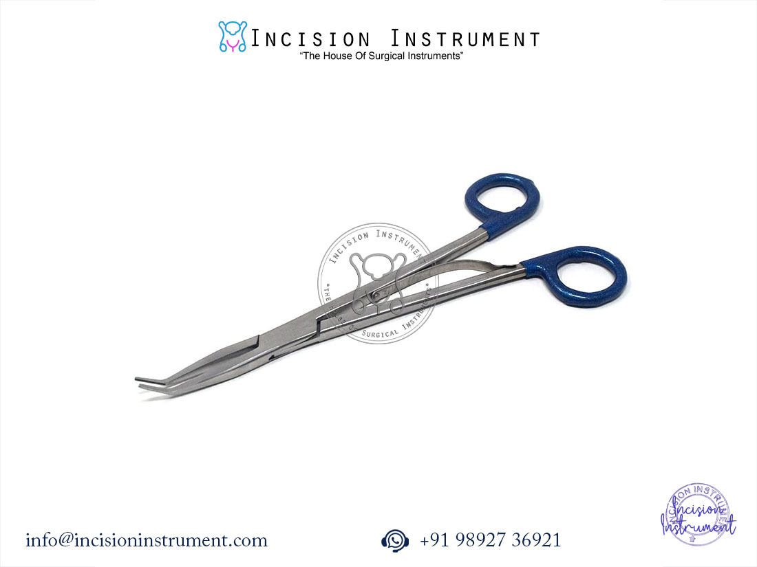 Open clip applicator stainless steel surgical instrument for ligation