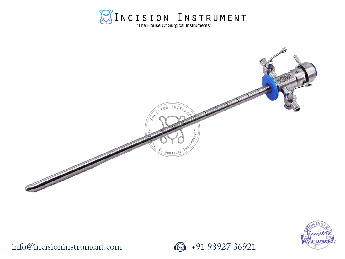 Cystoscopy sheath 22FR single channel bridge Storz compatible urology instrument CE certified stainless steel