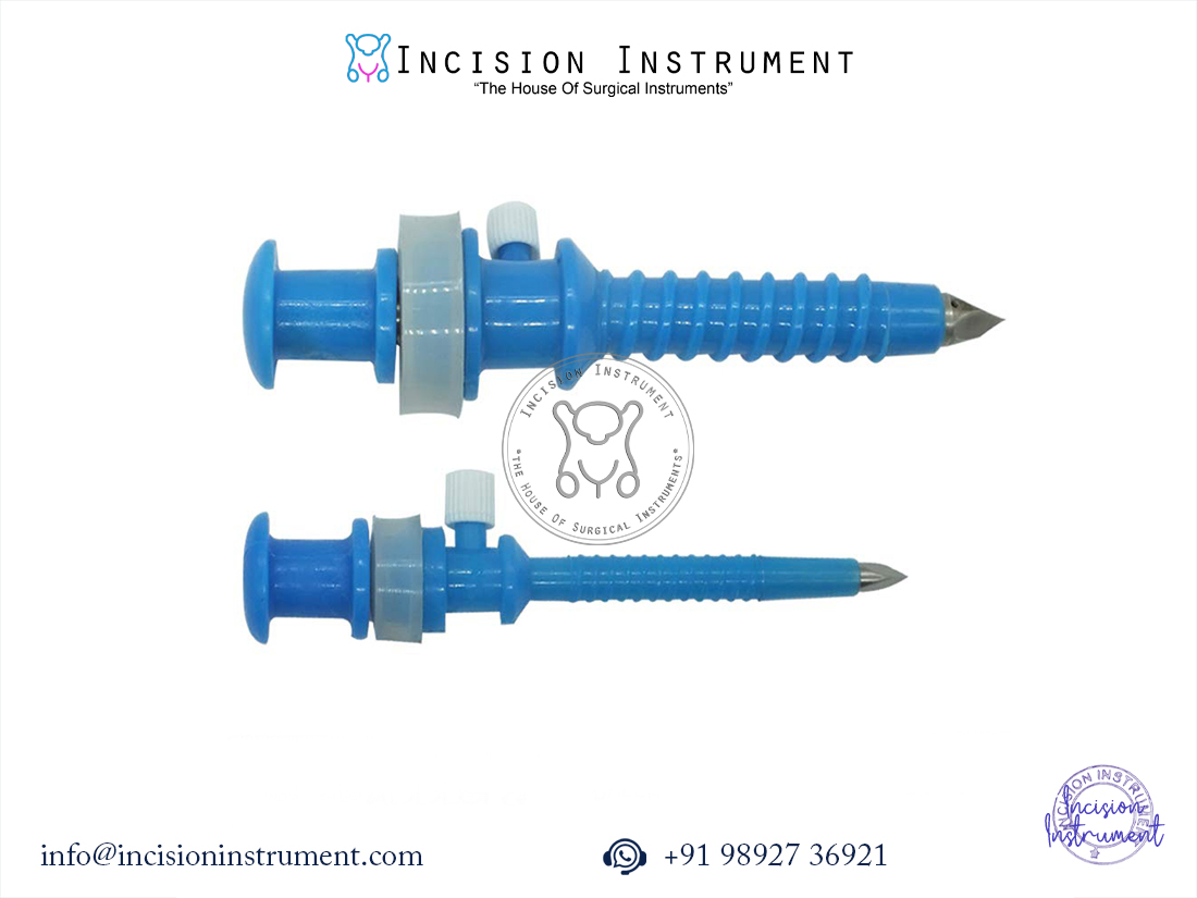 Disposable laparoscopy apple trocar set with 5mm and 10mm sizes, CE certified surgical instrument