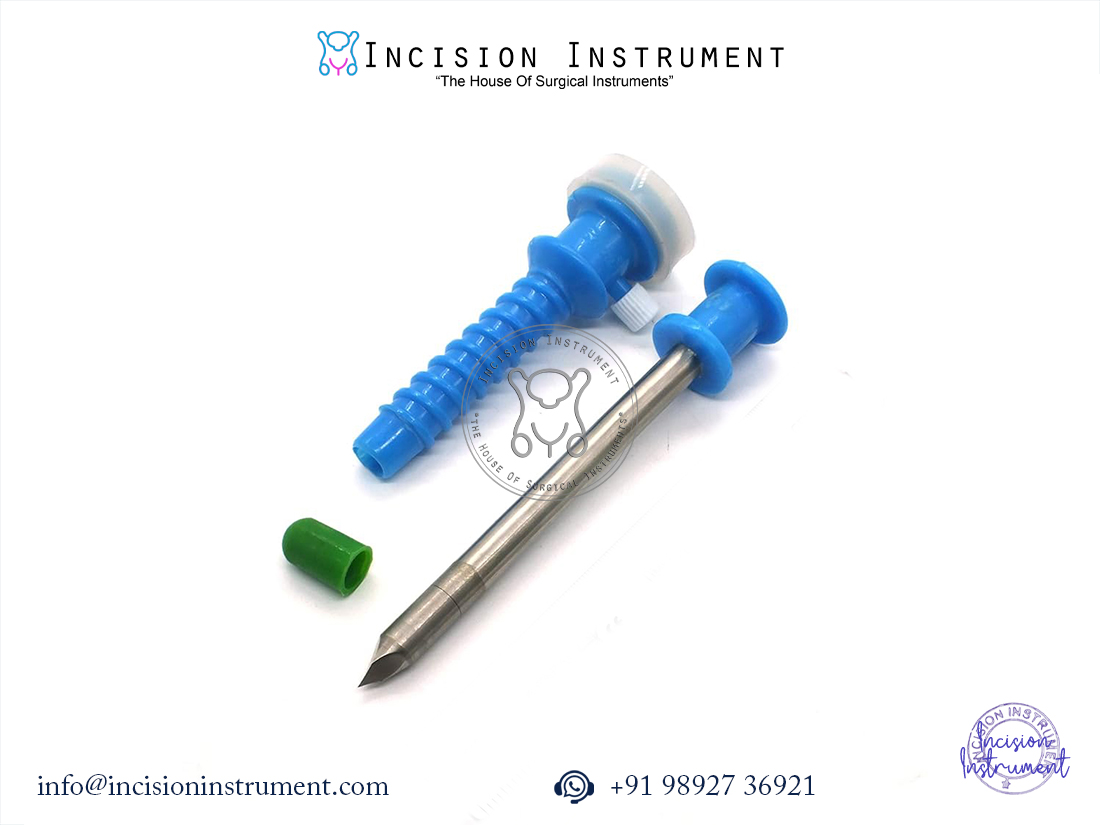 Laparoscopy apple trocar disposable 10mm pack of 3 CE certified surgical instrument