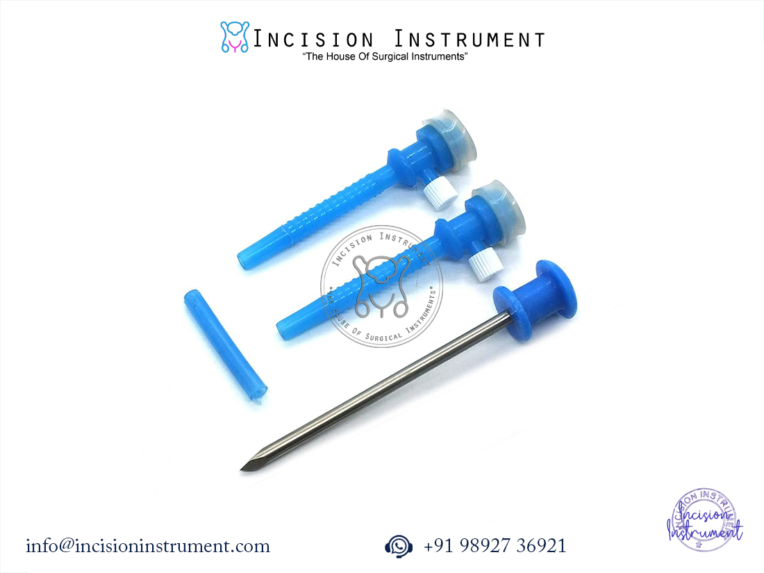 Laparoscopy apple trocar disposable 5mm pack of 4 CE certified surgical instrument