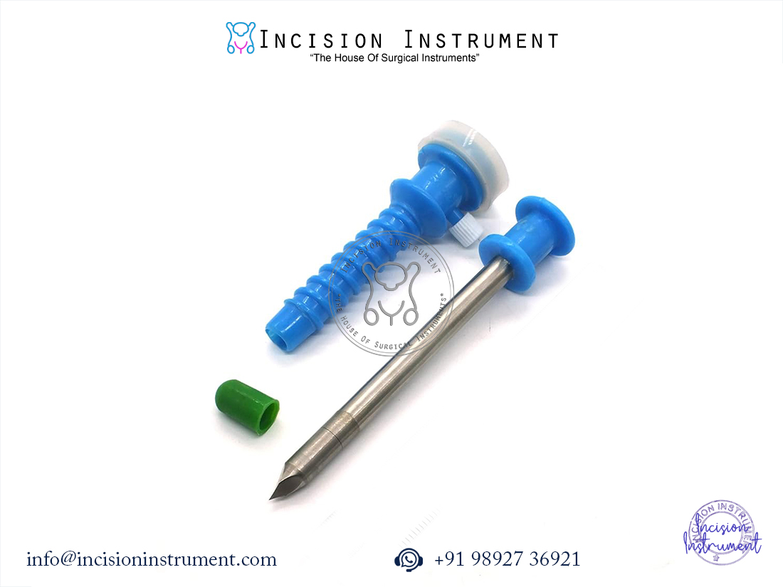 Laparoscopy apple trocar disposable 5mm and 10mm pack of 3 CE certified instrument