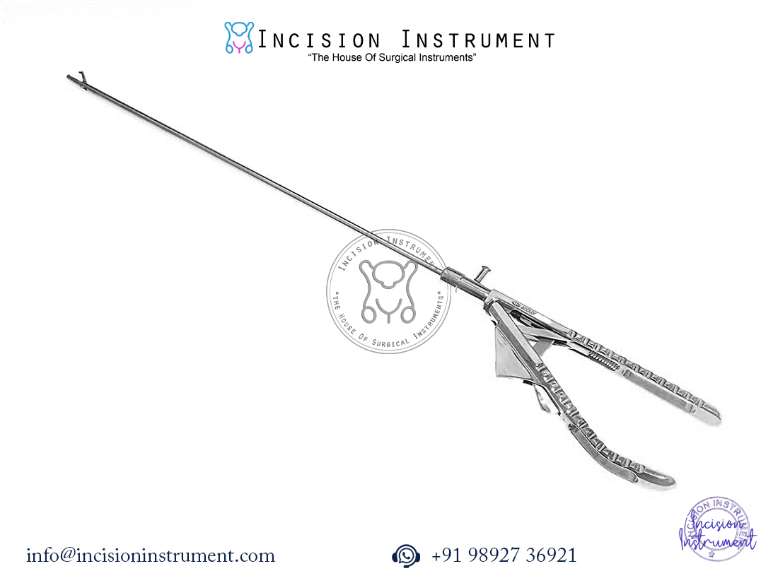 Ethicon 5mm x 330mm laparoscopic needle holder with gold handle stainless steel surgical instrument