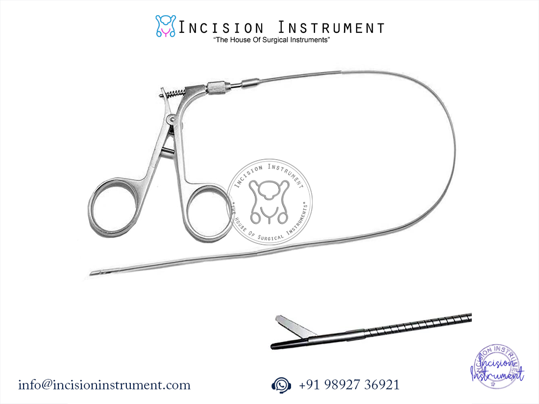 Flexible scissor forceps surgical cystoscopy urology instrument CE certified stainless steel