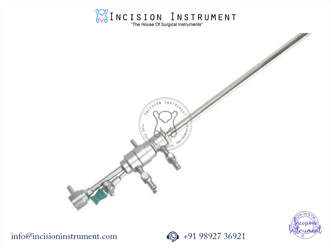Hysteroscope operative sheath 2.9mm double channel Bettocchi type CE certified surgical instrument
