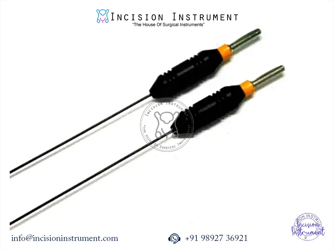 Hysteroscopy monopolar L-hook 5Fr 40cm with cable stainless steel CE certified surgical instrument