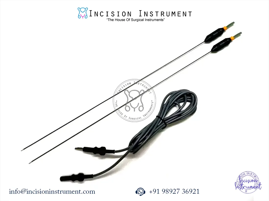 Hysteroscopy monopolar L-hook 5Fr 40cm with cable stainless steel CE certified surgical instrument