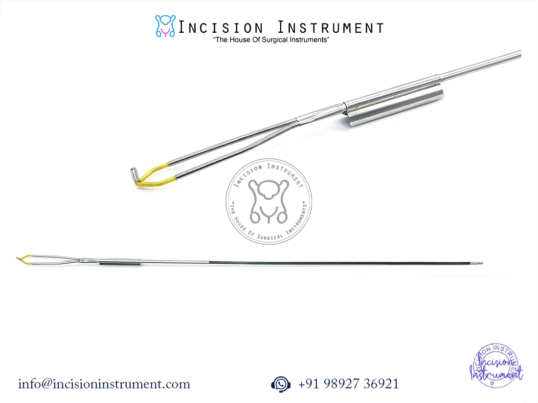 Laparoscopic Karl Storz compatible monopolar bipolar Collin knife loop electrode