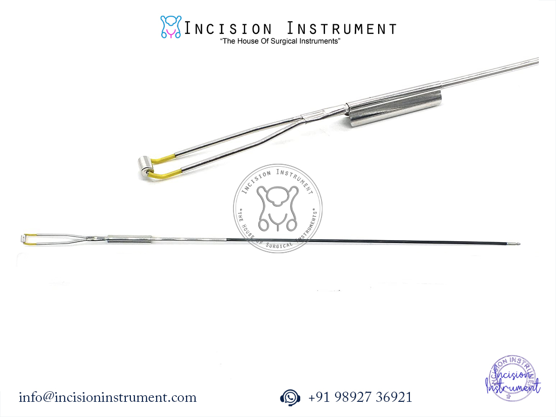 Laparoscopic Karl Storz compatible monopolar bipolar roller loop electrode